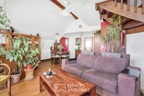 Duplex avec mezzanine