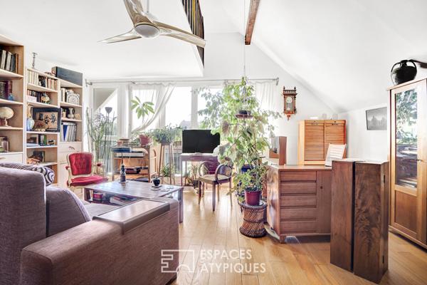 Duplex avec mezzanine