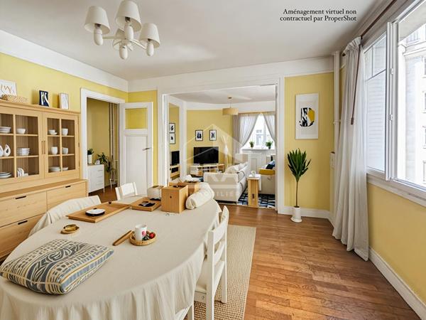 Passy centre - 73 m² avec parquet bois massif