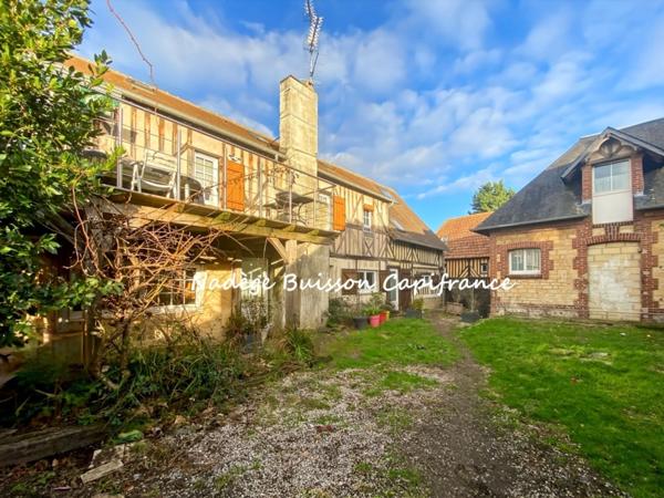 Maison en colombage de 10 pièces avec appartement de 3 pièces et local à aménager Dives-sur-Mer