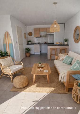 Labenne (40530) Labenne Océan - Appartement T2 à 5 minutes de la plage - Entrée indépendante + 2 places de parking privatives