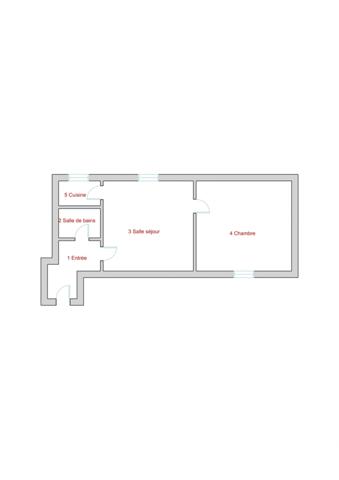 Appartement à vendre 2 pièces 27 m² Le Bourget