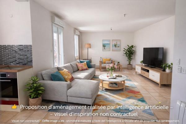 T4 100 m² + double garage au cœur du village