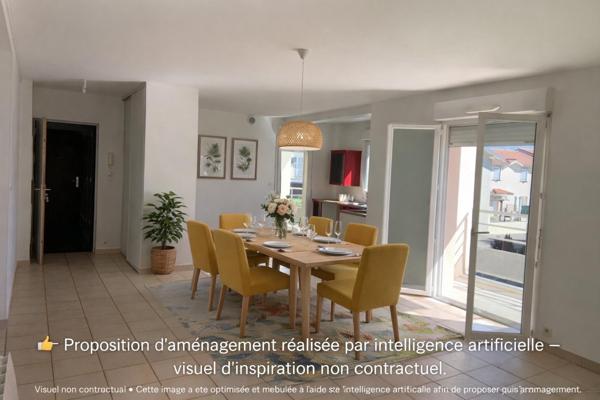 T4 100 m² + double garage au cœur du village