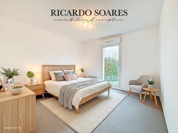 PONT-SAINTE-MAXENCE 60700 - APPARTEMENT T3 de 50m2 en rez-de-jardin / 1 CHAMBRE / 1 CHAMBRE D'ENFANT / TERRASSE AVEC JARDIN / PARKING PMR