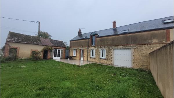 Proche Bellegarde, fermette rénovée 135m², 3 ch + bureau + dép / 634m²