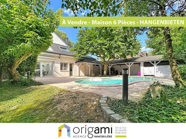 Maison d'architecte de 6/7P sur 10.56 ares Hangenbieten