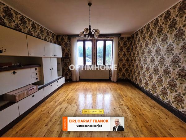 MAISON SUR ETAGE DE 131 M² SUR 2600 M² DE TERRAIN CLOS :