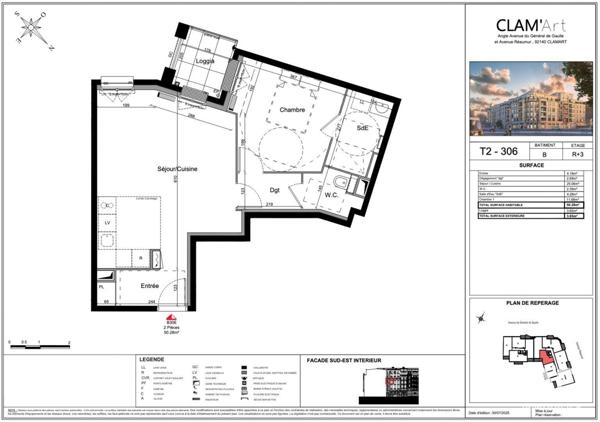 Appartement à vendre 2 pièces 50 m² Clamart