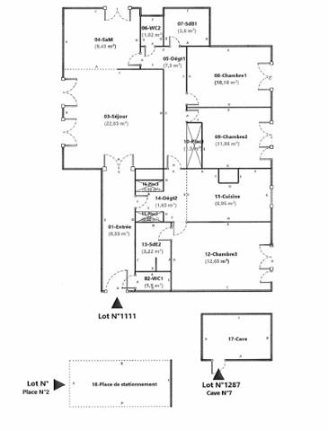 Appartement à vendre 5 pièces 105 m² Paris 18