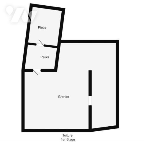 Maison de bourg de 65m² avec 2nd batiment indépendant : garage et grenier sur MONCE EN SAOSNOIS