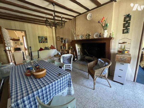 Maison de bourg de 65m² avec 2nd batiment indépendant : garage et grenier sur MONCE EN SAOSNOIS