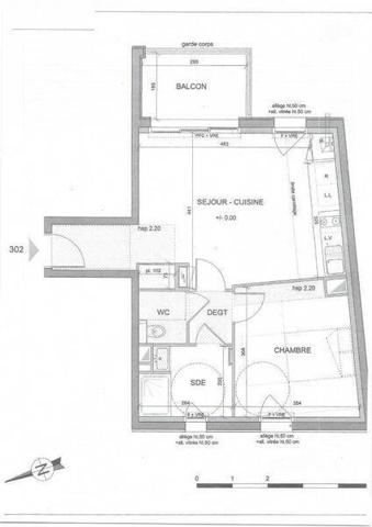 Appartement 2 pièces - 44100 Nantes -  Canclaux