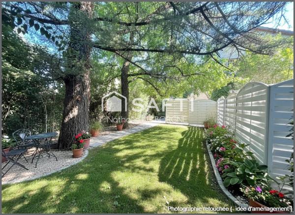 Très bel appartement  avec jardin et garage