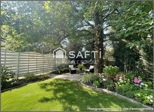 Très bel appartement  avec jardin et garage