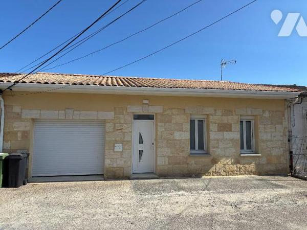 A VENDRE, Gironde, proche Bordeaux, PAREMPUYRE Centre, dans une rue calme, maison de plain-pied...