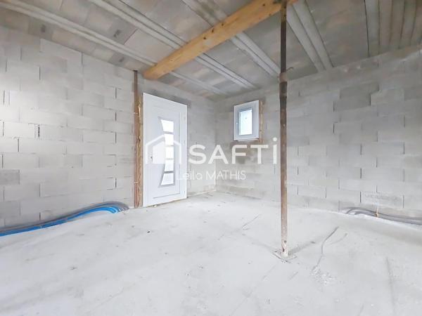 Maison brute: à façonner selon vos envies!