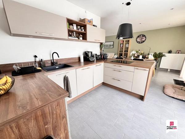 (78440) GARGENVILLE, Maison  5 pièce(s) 110 m2, 3 chambres, garage et jardin, DPE A