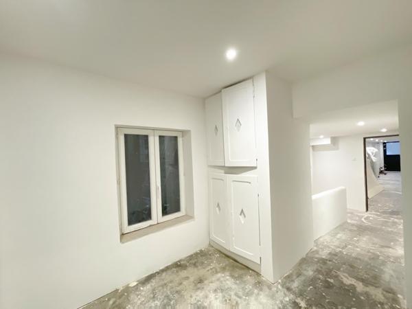 Immeuble avec local commercial, deux terrasses, 3 appartements, une salle des fêtes, 4 caves et une dépendance