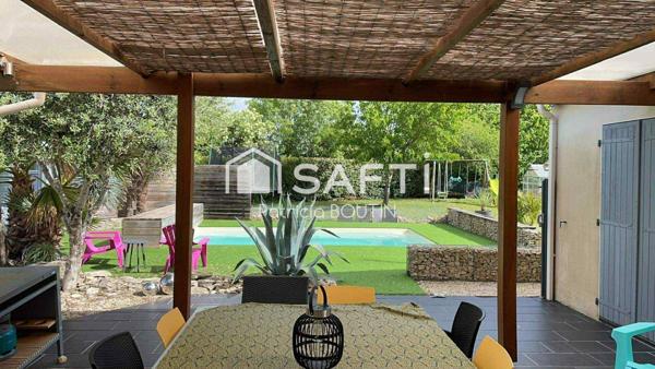 BEAU PAVILLON DE 5 CHAMBRES ET GARAGE + JARDIN ET PISCINE A FORS