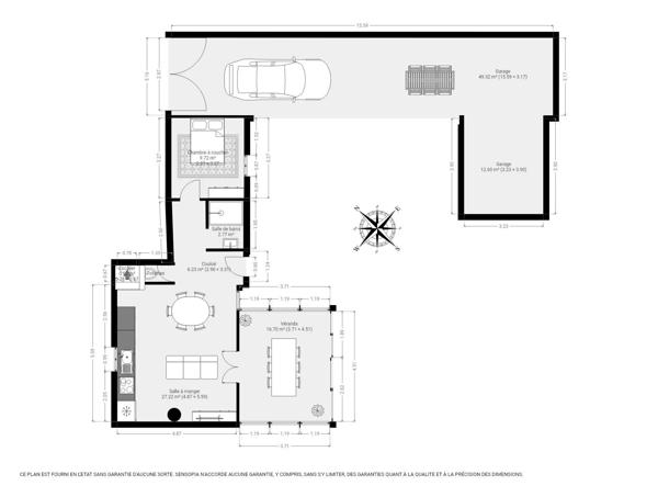 Vente                                                      Maison
                        
                     3 pièces                      72 m2                     à Le Bugue