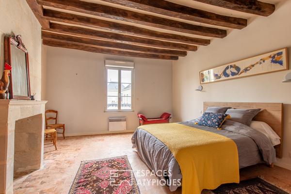 Authentique maison de bourg avec vue Loire