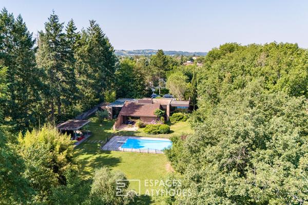 Maison d’architecte avec piscine dans un cadre exceptionnel
