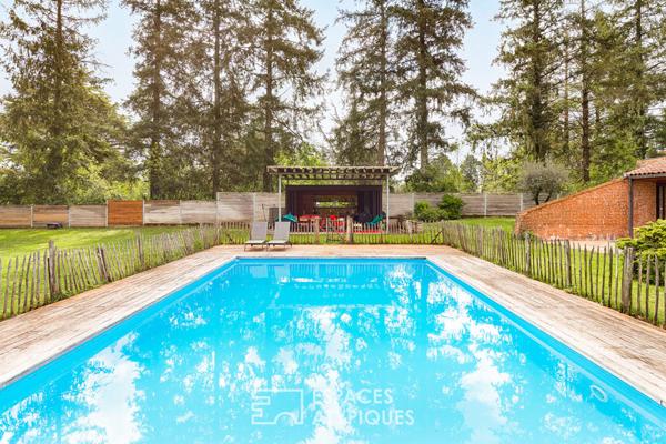 Maison d’architecte avec piscine dans un cadre exceptionnel
