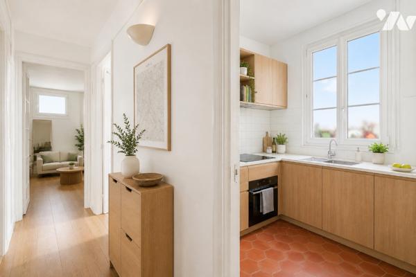 Saint-Mandé : appartement 2 pièces 42.42 m2