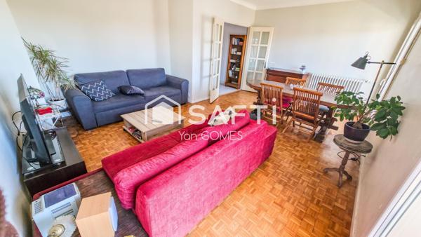 Beau T4 lumineux, balcon, loggia et garage