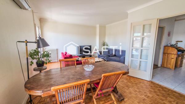 Beau T4 lumineux, balcon, loggia et garage