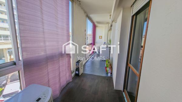 Beau T4 lumineux, balcon, loggia et garage