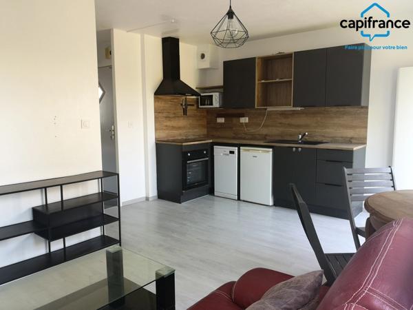 Appartement meublé à louer 2 pièces 34 m² + jardinet - BUXEROLLES (86)
