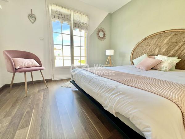 Villa de type 5 de plain-pied, 133 m2 habitables, dépendance, jardin de 2100 m2.
