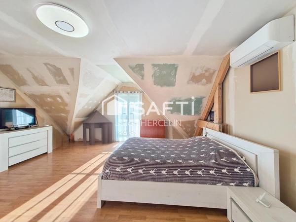 Maison 5 chambres sur sous-sol complet au calme