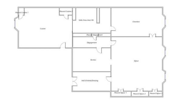 GAP Centre ville - Appartement 2 pièces de 72m2 avec cave et grenier