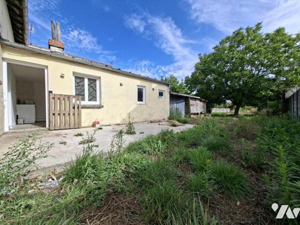 Maison semi-mitoyenne, 1 chambre, 1 bureau, jardin