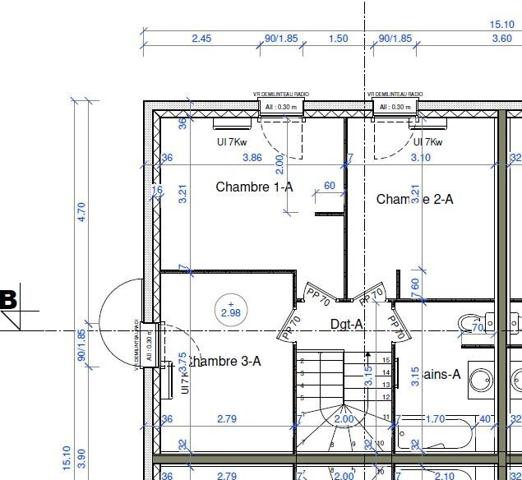 Villa T4 Villemoirieu 89.80 m² avec garage et jardin privatif de 85m²