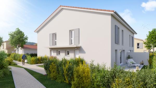 Villa T4 Villemoirieu 89.80 m² avec garage et jardin privatif de 85m²
