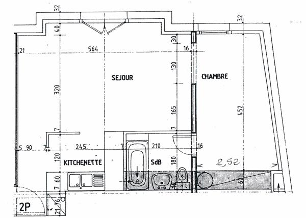 Appartement Gif Sur Yvette 2 pièce(s) 43.9 m2