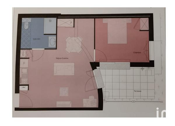 Appartement 2 pièces de 48 m² à Rennes (35000)