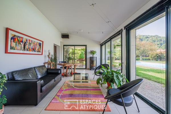Villa avec piscine et vue sur les hauts de Brie et Angonnes
