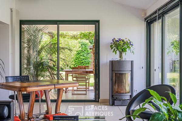 Villa avec piscine et vue sur les hauts de Brie et Angonnes