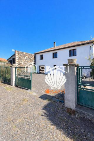 Charmante et grande maison de 180 m² avec un terrain de 1228m² – Charmant village de Saint Privat d'Allier