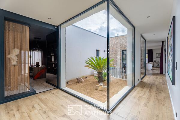 Maison d’architecte avec piscine en coeur de ville