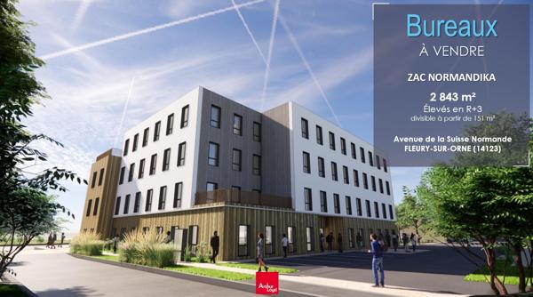 PARC NORMANDIKA - Plateau de bureaux à vendre - FLEURY SUR ORNE
