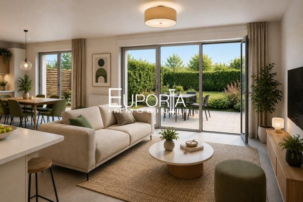 Sathonay-Camp – T3 de 70 m² avec double balcon aux portes de Lyon