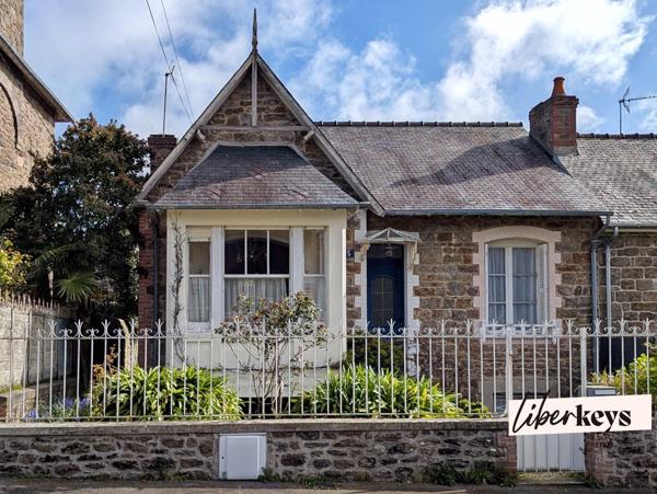 Dinard – Secteur Pionnière / Corbières – Maison en pierre avec jardin clos à deux pas de la plage