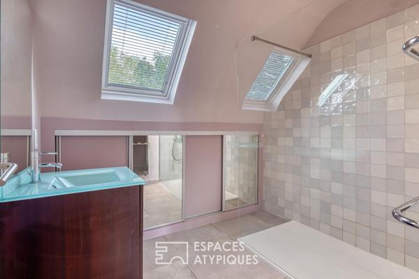 Maison familiale avec extension contemporaine et jardin paysager