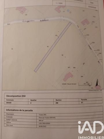 Terrain à vendre 9 727 m² Pont-sur-Yonne